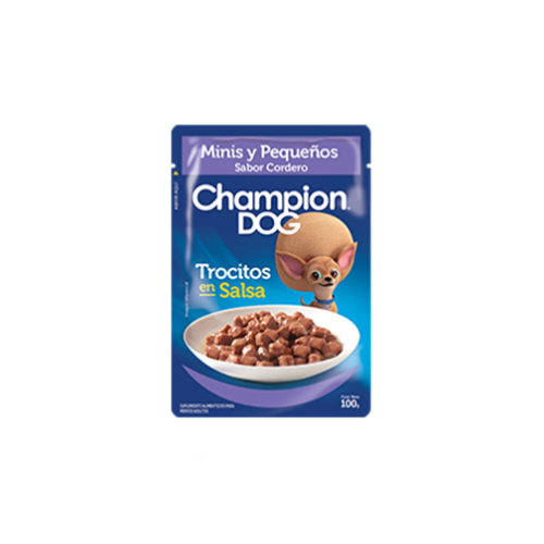Champion Dog - Sobre trocitos en salsa Sabor Cordero
