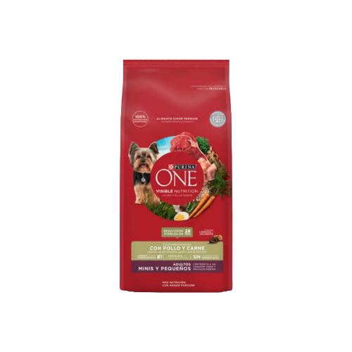 Purina - One Ad Minis y Peq Sabor Pollo y Carne 2 kg