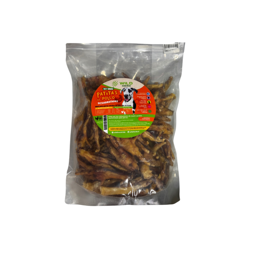 Wild herd - Patitas de pollo deshidratadas 55 unid.