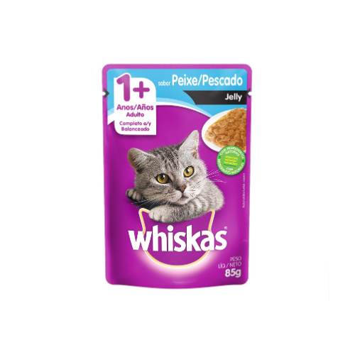 Whiskas - Sobre Adulto Pescado Jelly 85 g