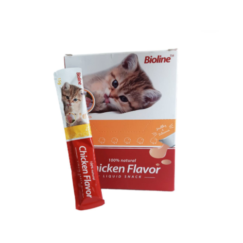 Bioline - Snack Líquido Chicken Flavor 1