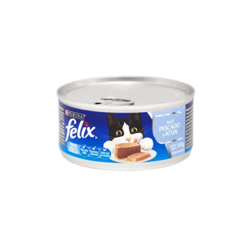 Purina - Lata Felix Paté Pescado y Atún 165 g