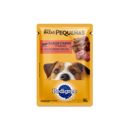 Pedigree - Sobre Adulto Raza Pequeña Carne 100 g