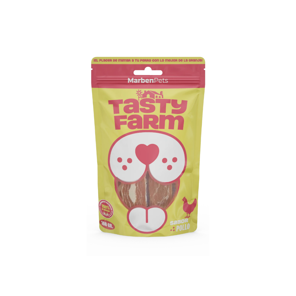 MarbenPets - Tasty Farm Sabor Pollo 100gr