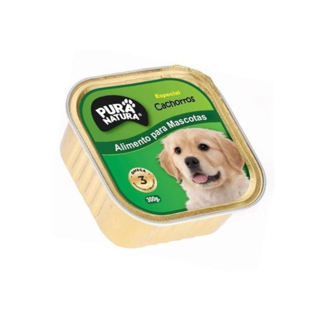 Pura Natura - Alimento húmedo especial cachorros 300g