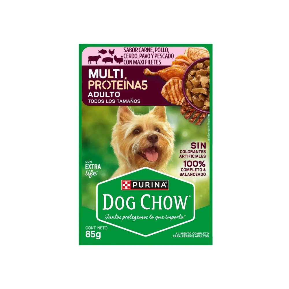 Purina - Sobre Dog Chow Multiproteina 85g