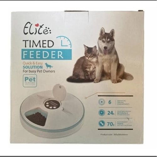 Plato electrónico para perros y gatos