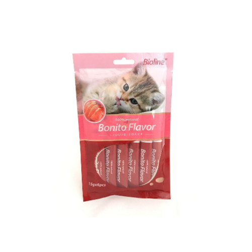 Bioline - 6x Snack líquido Bonito Flavor