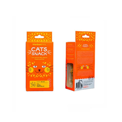 Marbenpets - Cats Snack Rellena Atún con Pollo 80 gr