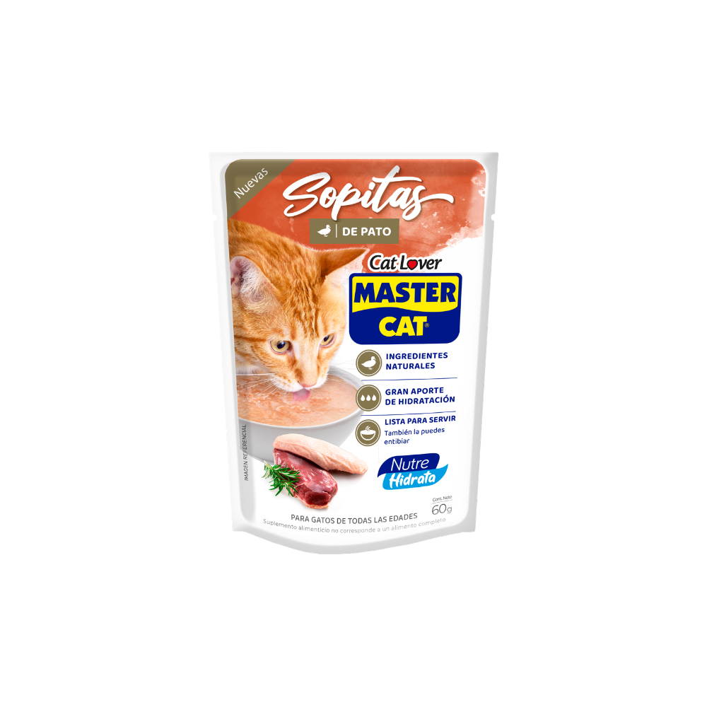 Master Cat - Sopita de pato 60g