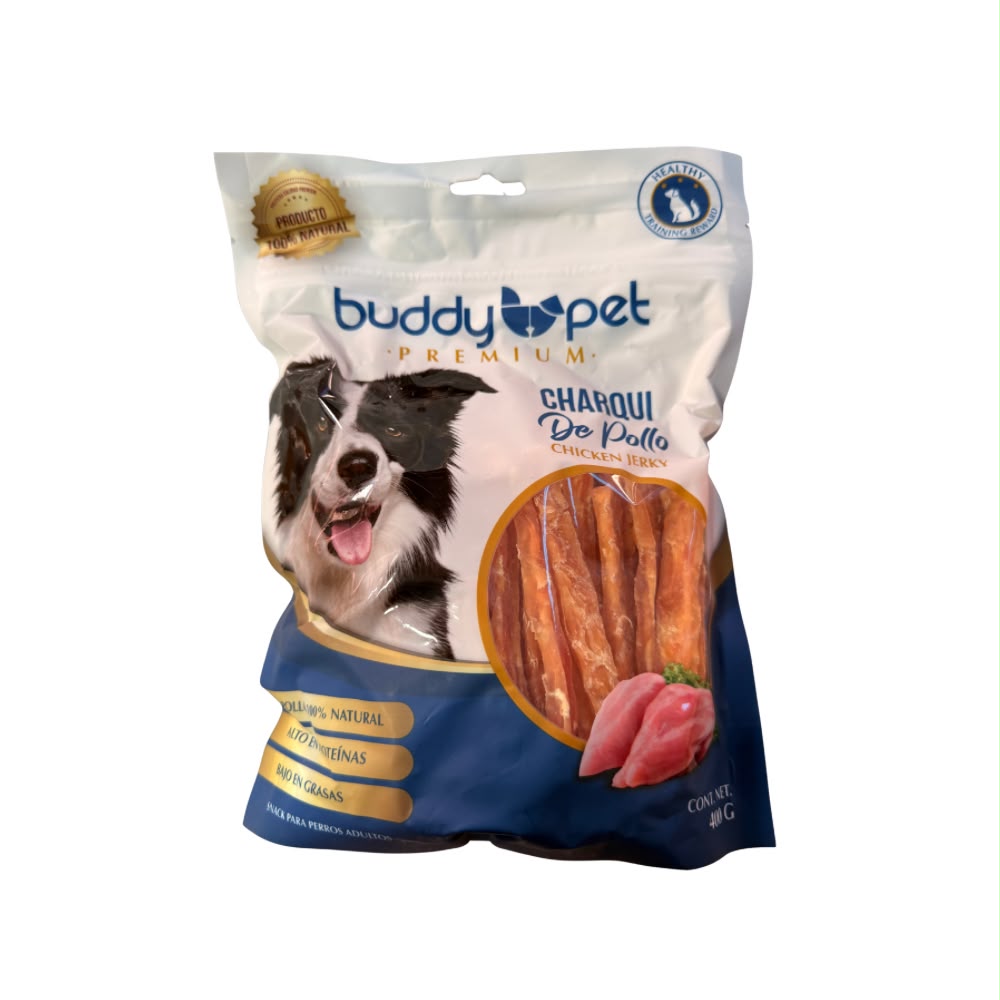 BuddyPets - Charqui de pollo 400g