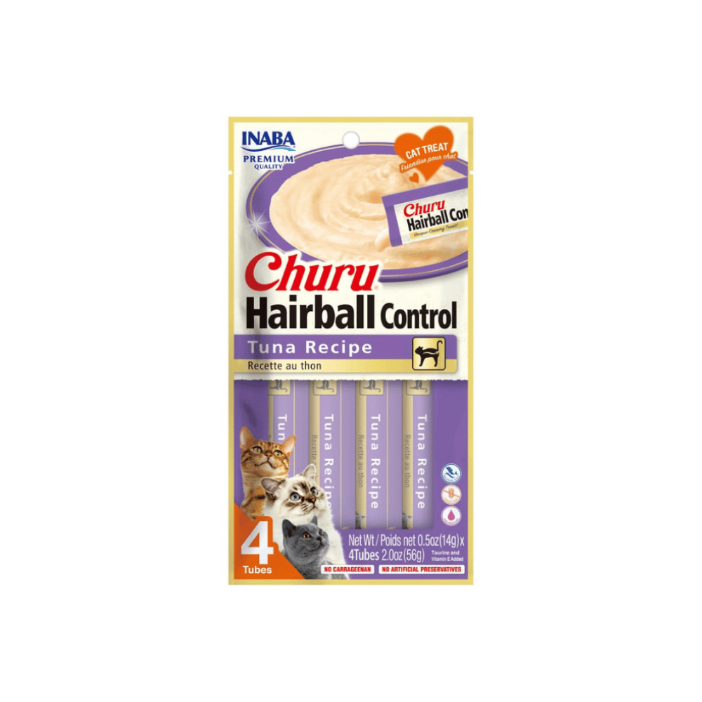 Inaba - Hairball Control Atun Recipe 4 unidades