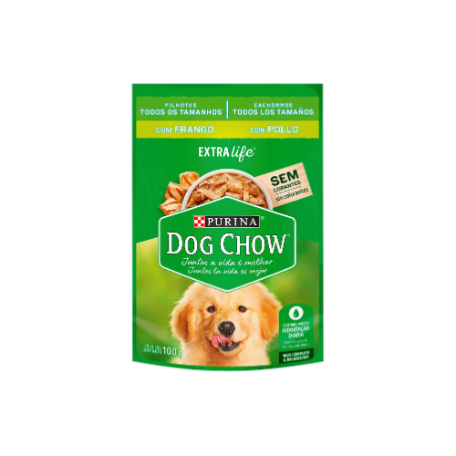 Purina - Sobre Dog Chow Cachorro Todos los Tamaños Pollo 100 g