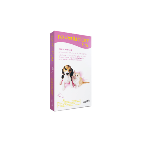 Zoetis - Pipeta Revolution 6% para perros y gatos hasta 2,5 kg
