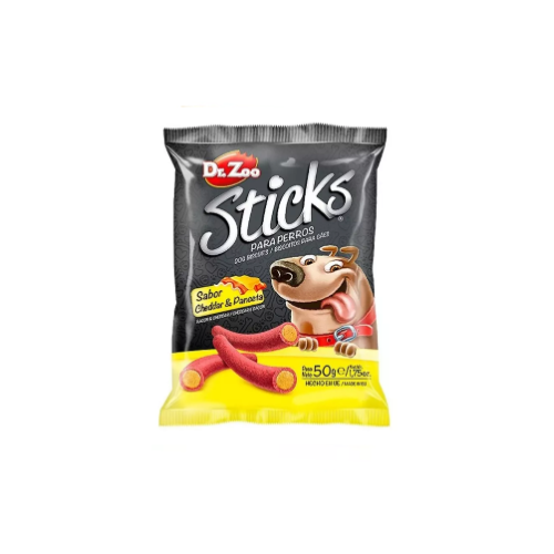 Dr. Zoo - Sticks Sabor Cheddar & Panceta 50gr