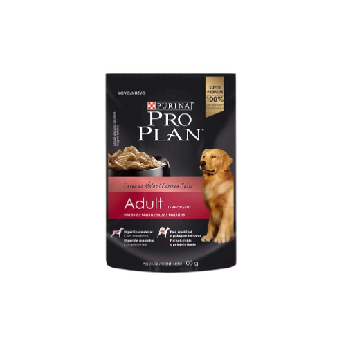 Purina - Sobre Proplan Adulto Carne en Salsa 100 g