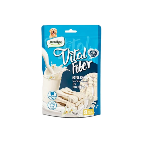 Dentalight - Vital Fiber Brush Vainilla Puppy 8 unidades