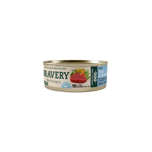 Bravery - Lata Dog Adult Tuna & Vegetables 80 g