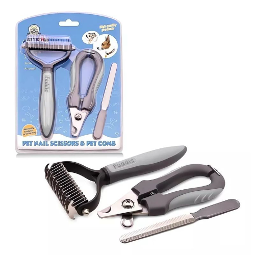 Set de corta uñas, peine y lima