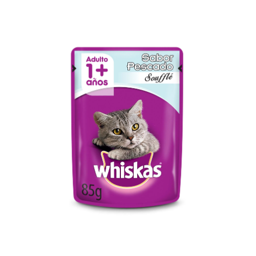 Whiskas - Sobre Adulto Pescado Soufflé 85 g
