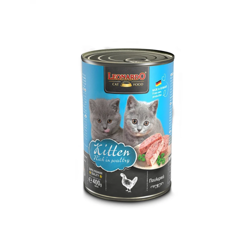 Leonardo - Rico en Ave Kitten 400g