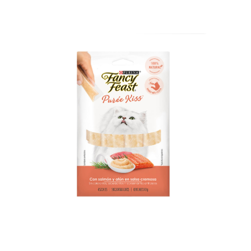 Purina - Fancy Feast con Salmón y Atún en Salsa Cremosa