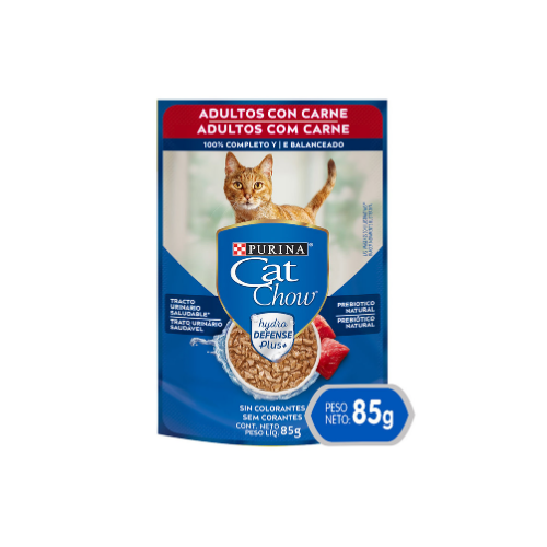Purina - Sobre Cat Chow Adulto Carne 85 g