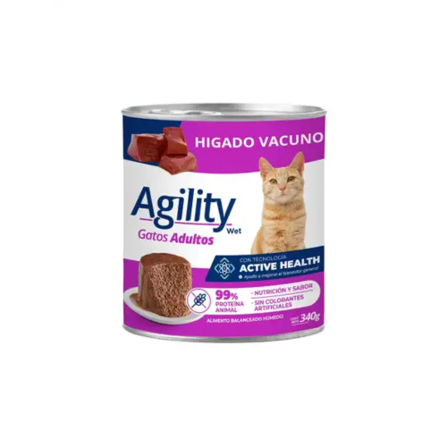 Agility - Lata  Hígado y vacuno 340g