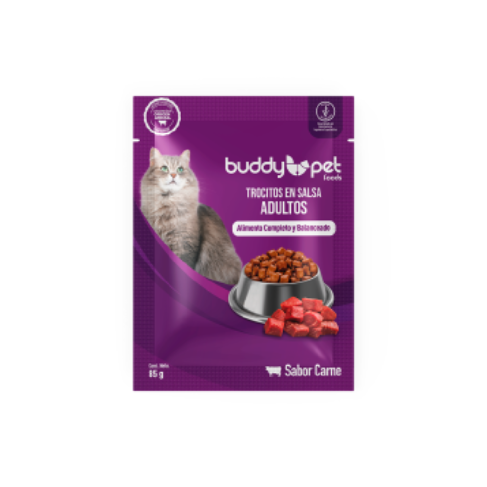 Buddy Pet - Sobre Gato sabor Carne 85g