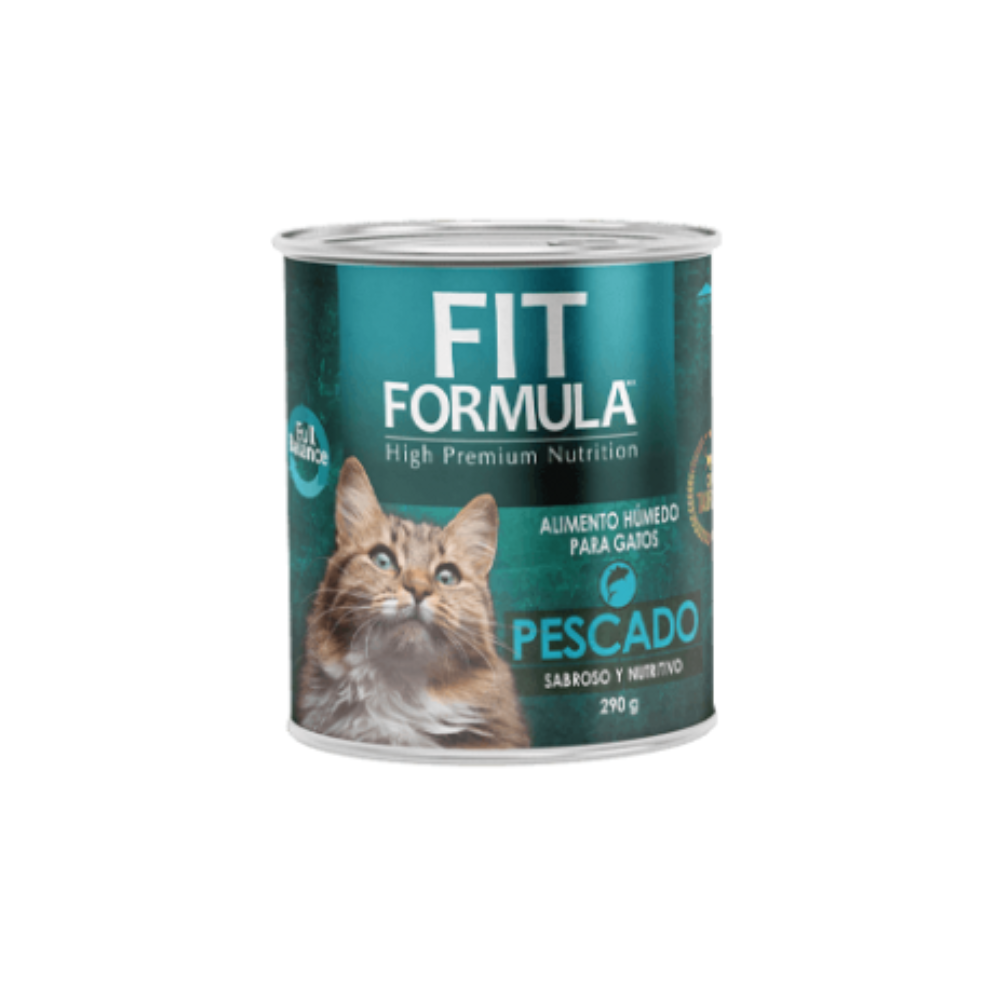 Fit Formula - Alimento húmedo gato sabor pescado 290g