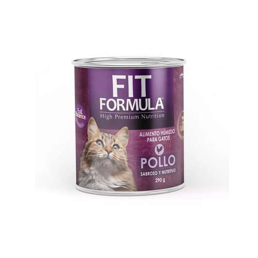 Fit Formula - Alimento húmedo gato sabor pollo 290g