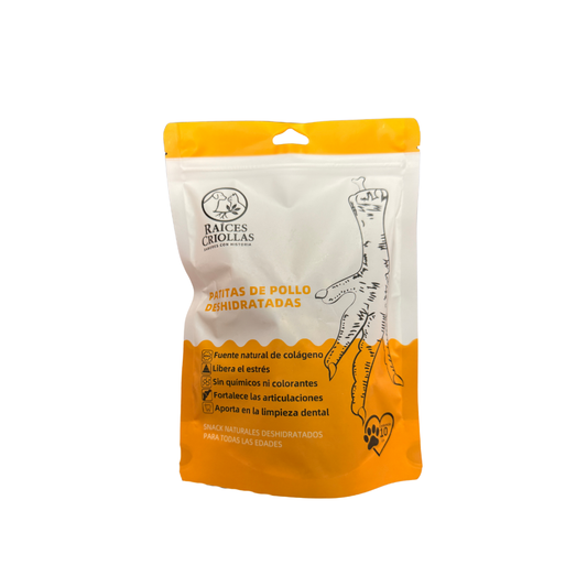 Raíces Criollas - Patitas de pollo Deshidratadas 10 unidades