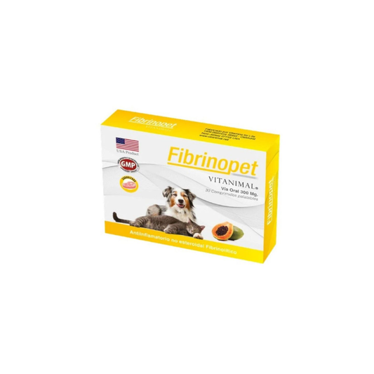 Vitanimal - Fibrinopet 30 comprimidos