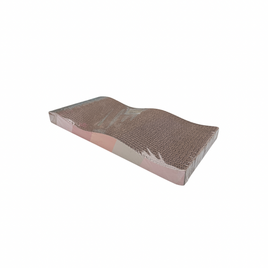 Buen Amigo - Rascador de cartón curvo 43 x 21.5 x 5cm