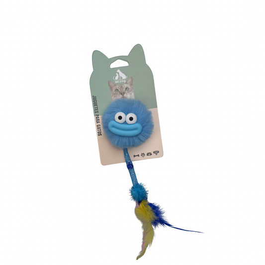 Mr. Dog - Juguete gato con plumas