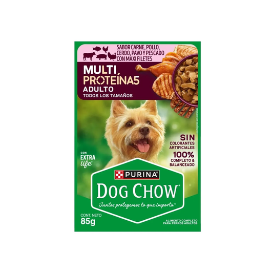 Purina - Sobre Dog Chow Multiproteina 85g