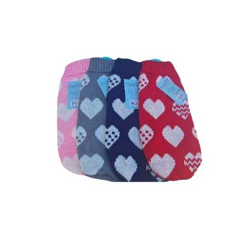 Chaleco de Lana Corazones