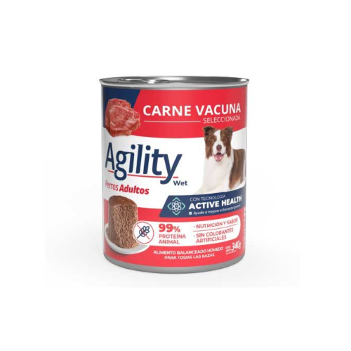 Agility - Lata Adulto Sabor Carne Vacuna