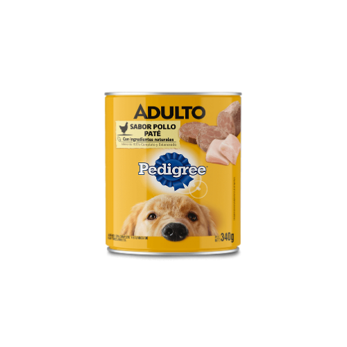 Pedigree - Lata Adulto Sabor Pollo 340 g