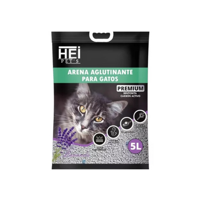 HEI PET'S - Arena Aglutinante Para Gatos Premium