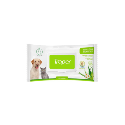 Traper - Toallas Húmedas 60 unidades