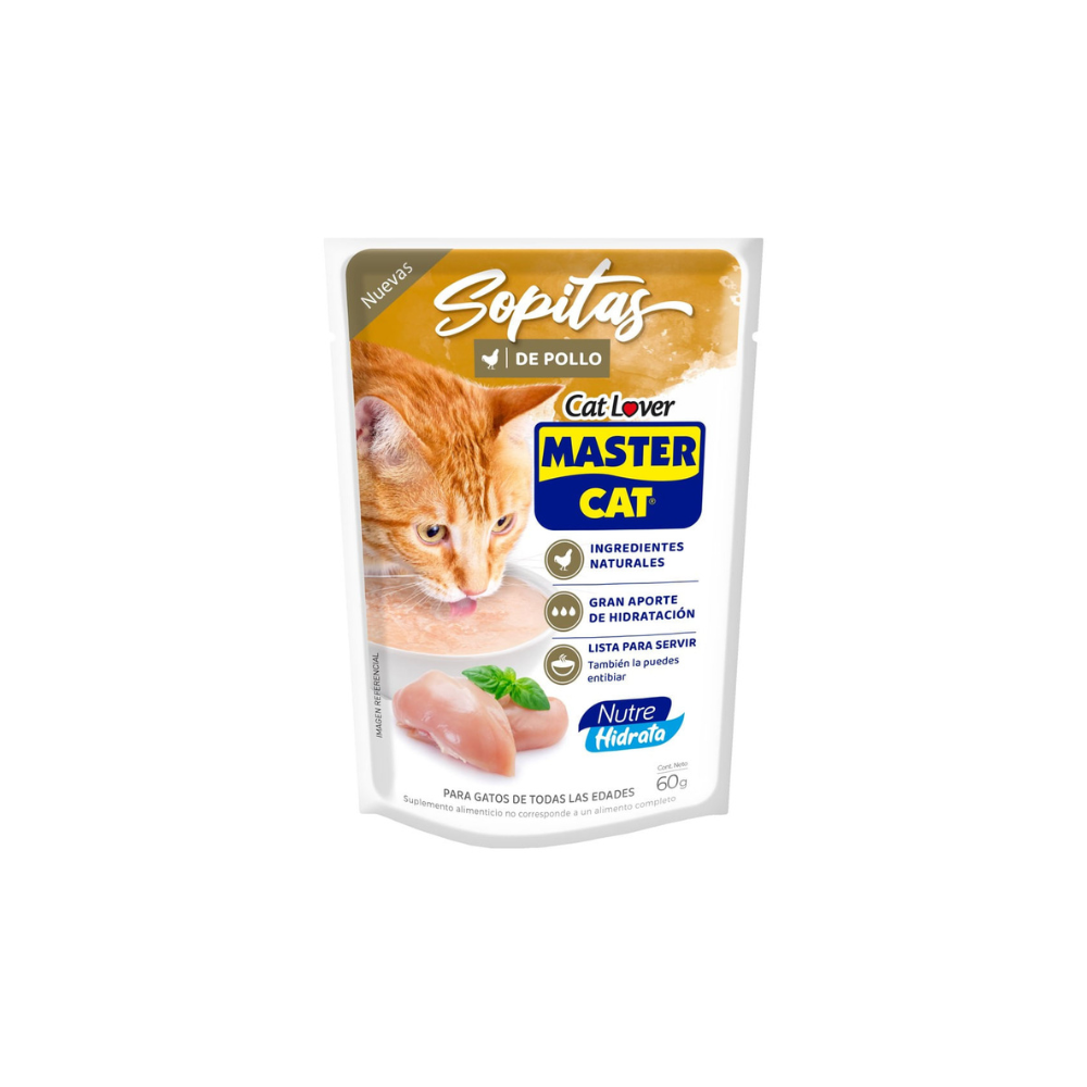 Master Cat - Sopita de pollo 60g