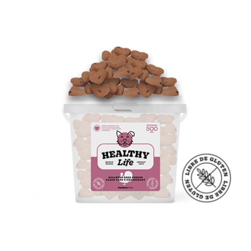 Healthy Life - Galletas para perros sabor pavo y cranberry