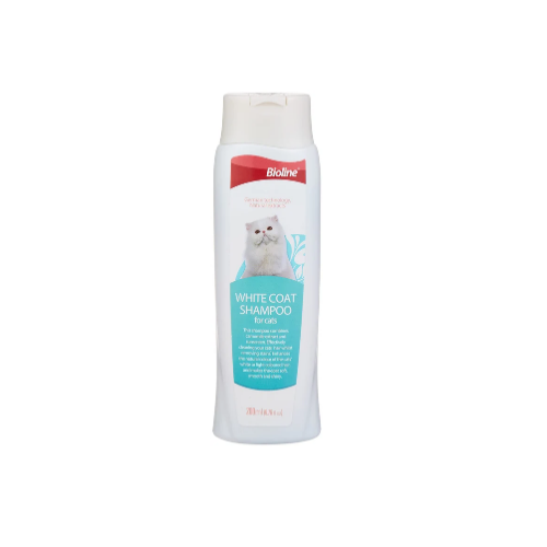 Bioline - Shampoo White Coat Gato