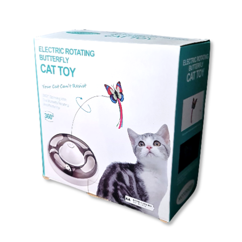 Electric Rotating Butterfly Cat Toy