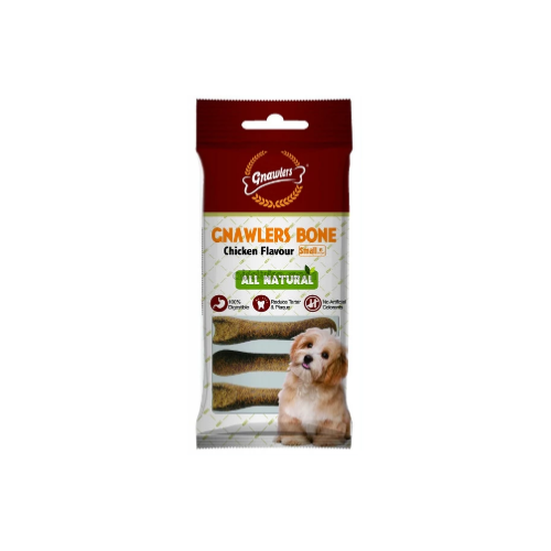 Gnawlers - Bone Chiken Flavour Small 6 pcs