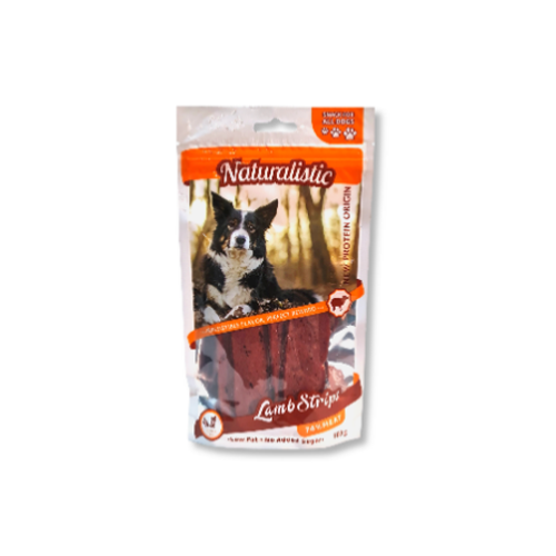 Naturalistic Dog - Lamb Strips 100 g