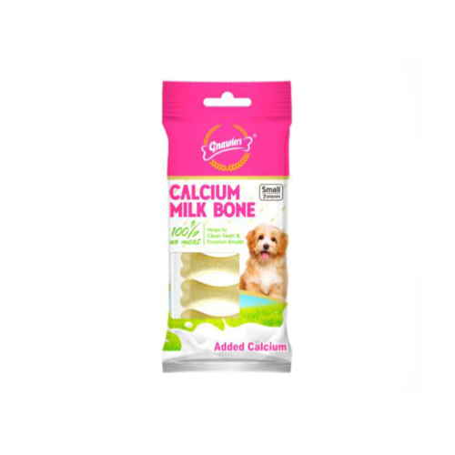 Gnawlers - Calcium Milk Bone Small 7 pcs